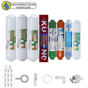 Purefer Kapalı Kasa Su Arıtma Cihazlar Sertifikalı 8li Orijinal Lg Kuno Mebran  Mineral+alkali+detox