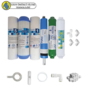 Purefer Açık Kasa Çift Sedimentli Sertifikalı 6li Pallas Mebran  Alkalili