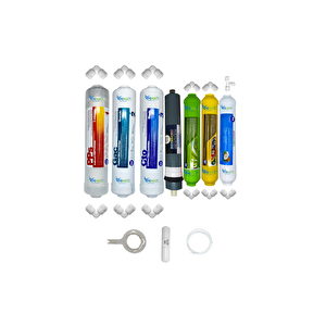 Kapalı Kasa Su Arıtma Cihazlarına  Stdmax  7li Platinium Mebran Alkali+mineral+tatlandırıcı