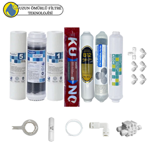 Purefer Açık Kasa Çift Sedimentli Sertifikalı 7li Orijinal Lg Kuno Mebran 4lü Mineral+b12 Alkali