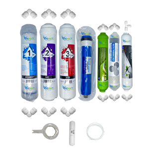 Kapalı Kasa Su Arıtma  Std 7li Reverse Osmosis Mebran Alkali+mineral+gümüş Iyon Tatlandırıcı