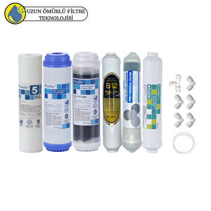 Purefer Açık Kasa Çift Karbonlu Sertifikalı 6li Mebransız B12 Alkali Şeffaf 4lü Mineral