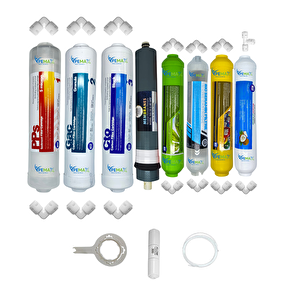 Kapalı Kasa Su Arıtma Cihazlarına Stdmax  8li Platinium Mebran Alkali+mineral+detox+tatlandırıcı