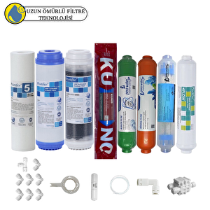 Purefer Açık Kasa Çift Karbonlu Sertifikalı 8li Orijinal Lg Kuno Mebran  Mineral+alkalili+detox
