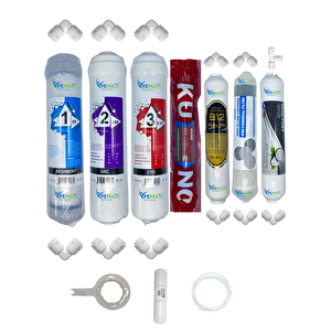 Kapalı Kasa Su Arıtma Cihaz Std 7li Orijinal Lg Kuno Mebran B12 Alkali+şeffaf Mineral+gümüş Iyon