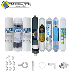 Purefer Açık Kasa Çift Sedimentli Sertifikal 8li Platinium Mebran Şeffaf 4lü Mineral+b12alkali+detox