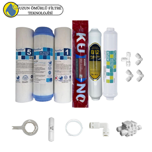 Purefer Açık Kasa Çift Sedimentli Sertifikalı 6li Orijinal Lg Kuno Mebran  B12 Alkalili