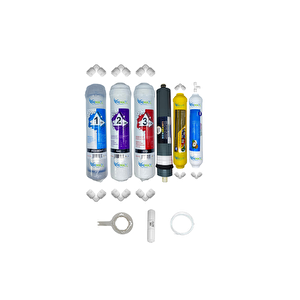 Kapalı Kasa Su Arıtma Cihazlarına Uygun Std  6li Platinium Mebran Mineral+tatlandırıcı Set