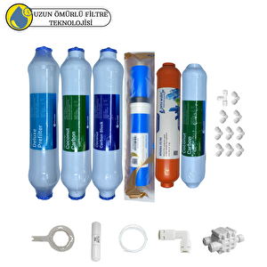 Fluxtek Kapalı Kasa Su Arıtma Sertifikalı 6lı Pera Water Mineral Vontron Helixfil Teknoloji Mebran