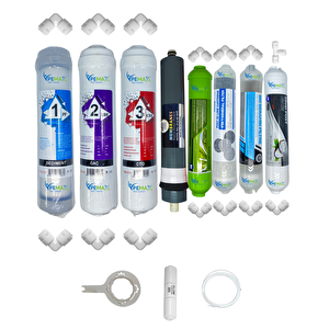 Kapalı Kasa Su Arıtma Cihaz  Std 8li Platinium Mebran Alkali+şeffaf Mineral+detox+gümüş Iyon Tat