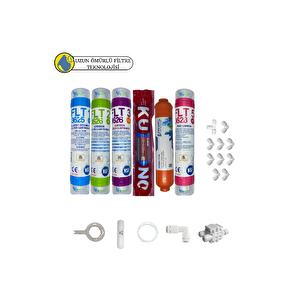 Kapalı Kasa Su Arıtma Cihazları Sertifikalı 6lı Orijinal Lgkuno Mebran Tatlandırıcı+mineral Set
