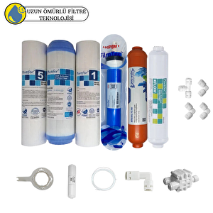 Purefer Açık Kasa Çift Sedimentli Sertifikalı 6li Filmtec Dupon Mebran  Mineral