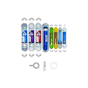Kapalı Kasa Su Arıtma Uygun Std 8li Reverse Osmosis Mebran Alkali+mineral+detox+tatlandırıcı