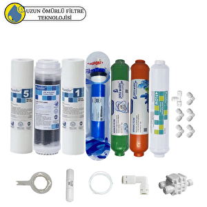 Purefer Açık Kasa Çif Sedimentli Sertifikalı 7li Filmtec Dupon Mebran  Mineral +alkali