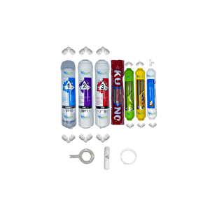 Kapalı Kasa Su Arıtma  Uygun Std  7li Orijinal Lg Kuno Mebran Alkali+mineral+tatlandırıcı Set