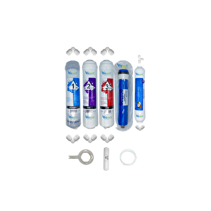 Kapalı Kasa Su Arıtma Cihazlarına Std  5li Reverse Osmosis Mebran  Mineralli Tatlandırıcı Set