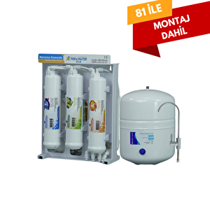 Pera Water Star Alkali+mineral+detox 8 Aşamalı Açık Kasa Pompasız Su Arıtma Cihazı Ücretsi̇z Kurulum