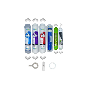 Kapalı Kasa Su Arıtma Cihazlarına  Std 6li Reverse Osmosis Mebran Alkali+gümüş Iyon Tatlandırıcı