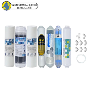 Purefer Açık Kasa Çift Sedimentli Sertifikalı 7li Mebransız Şeffaf 4lü Mineral+b12 Alkali+detox