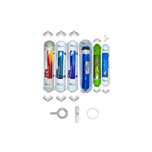 Kapalı Kasa Su Arıtma Cihazlarına  Stdmax  6li Reverse Osmosis Mebran Alkali+tatlandırıcı