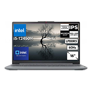 Ideapad Slim 3 3 I5-12450h 8-gbddr5 512 Gb Ssd 16" Wuxga (1920x1200) Freedos Notebook 83es0033tr Bt2
