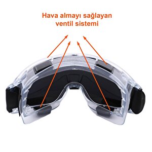Kayak Gözlüğü Ventilli Güneş Kar Gözlük Snowboard Glasses Ekonomik Seri Gözlük Aynasız Gökkuşağı