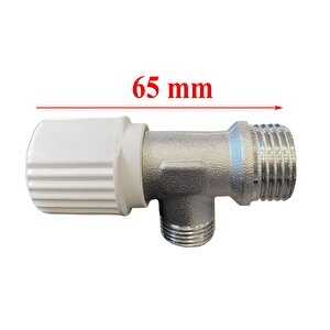 Taharet Musluğu Kumlamalı Çevirmeli Metal Rezervuar Ara Musluk Wc Klozet Alafranga Flex Bağlantı