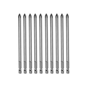 Bits Uç Mıknatıslı Yıldız Ph2 150 Mm 10'lu Set Kutulu Manyetik 1/4" Matkap Ucu 15 Cm Uzunluk