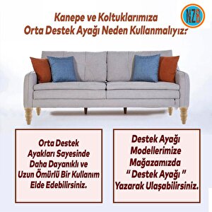 Ahşap Ayak Bağlantı Aparatlı Mobilya Koltuk Kanepe Sehpa Masa Ayağı Ayakları M8 Civatalı 17 Cm
