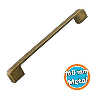 Metal Kulp 160 Mm -16 Cm Mobilya Çekmece Mutfak Dolabı Dolap Kulpları Kulbu Kulpu Antik Sarı