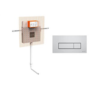 V-fix Gömme Set 8cm Helataşı(768-1700-01+740-2380) 800-2029 V-fix 8 Cm Set