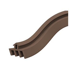 Alüminyum Cam Çıta Contası Cam Çıta Fitili 10 Metre Siyah Akc-66