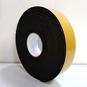 Contacall Kapı Pencere İzolasyon Bandı Yapışkan Sünger 4 Mm Kalınlık 50 Mm Genişlik 10 Metre Uzunluk / Epdm-4*50
