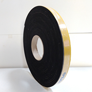 Kapı Pencere İzolasyon Bandı Yapışkan Sünger 4 Mm Kalınlık 20 Mm Genişlik 10 Metre Uzunluk / Epdm-4*20