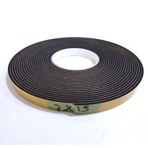 Kapı Pencere İzolasyon Bandı Yapışkan Sünger 3 Mm Kalınlık 15 Mm Genişlik 10 Metre Uzunluk / Epdm-3*15