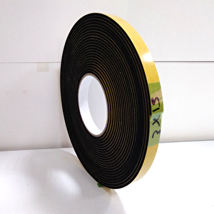 Kapı Pencere İzolasyon Bandı Yapışkan Sünger 3 Mm Kalınlık 15 Mm Genişlik 10 Metre Uzunluk / Epdm-3*15