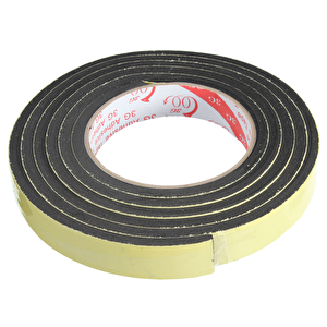 Kapı Pencere İzolasyon Bandı Yapışkan Sünger 4 Mm Kalınlık 25 Mm Genişlik 10 Metre Uzunluk / Epdm-4*25