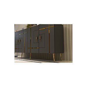 Li̇ne (kb150) Konsol - Antrasi̇t Altin