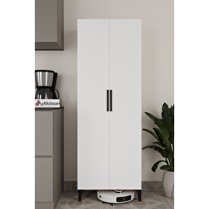 2 Kapaklı Winter  Boy Dolabı , Çok Amaçlı Dolap , Killer Dolabı, Banyo Dolabı, Mutfak Dolabı Beyaz Beyaz