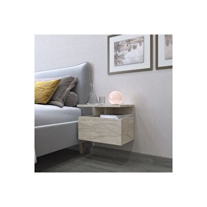 Venüs Komodin, Duvara Monte, 45 Cm, Traverten 64081