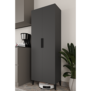 2 Kapaklı Winter  Boy Dolabı , Çok Amaçlı Dolap , Kiler Dolabı, Banyo Dolabı, Mutfak Dolabı Antrasit Antrasit