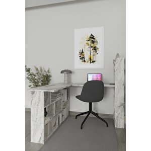 Venedik 13 Raflı Çalışma Masası, Frezya Frezya