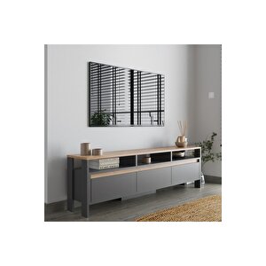 Atlas 3 Kapaklı Tv Ünitesi 160 Cm Atlantik Çam