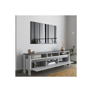 Atlas 3 Kapaklı Tv Ünitesi 160 Cm Sis Gri