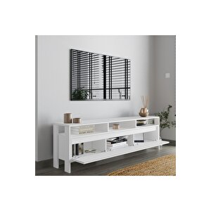 Atlas 3 Kapaklı Tv Ünitesi 160 Cm Beyaz