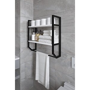 Aura Banyo Rafı , Çok Amaçlı Düzenleyici, Raf Ünitesi, 90 Cm Beyaz