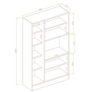 Ri̇va 5 Kapakli Çok Amaçli Dolap Mutfak&banyo Dolabi,ki̇ler Traverten