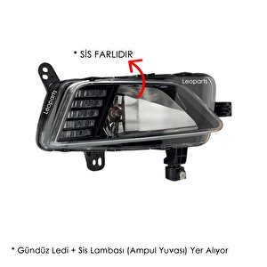 Leoparts Polo Sis Lambası Sağ (gündüz Ledli - Sis Farlı) 2018-2020 2g0941662