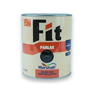 Fit Parlak Ahşap Metal Boyası Siyah 2,5 L