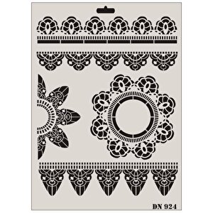 Rich Dantel Seri Dn-924 Stencil 35x25 Cm